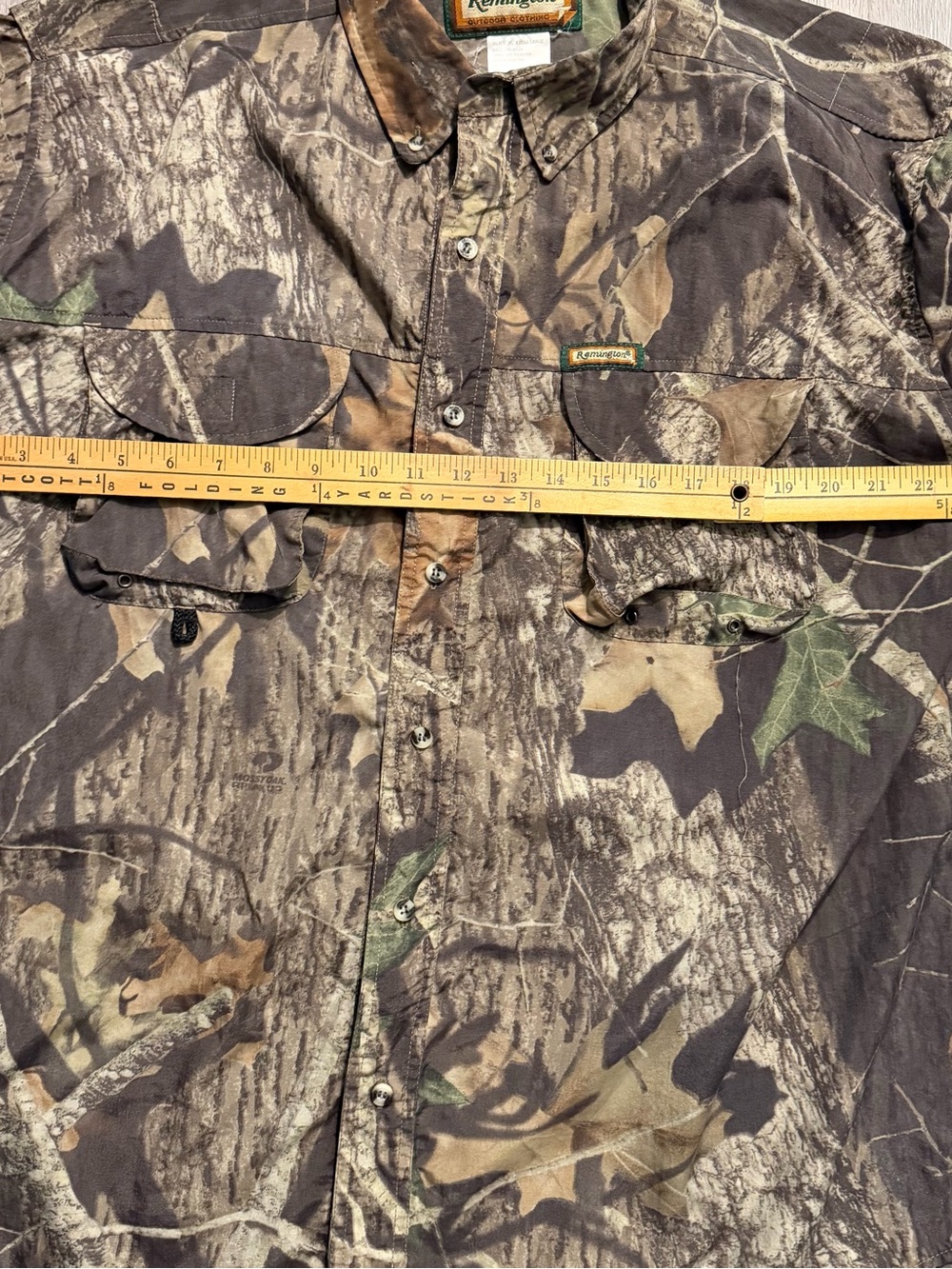 Remington Men's Realtree Camo Button-Front Field Jacket Mens XL - Picture 3 of 8